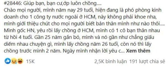 2 Giup Ban Ban Cuop Luon Chong Nghe Ly Do Khi Ba Mat Mot Loi Moi Soc Tan Oc